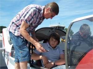 embarquement pour le vol