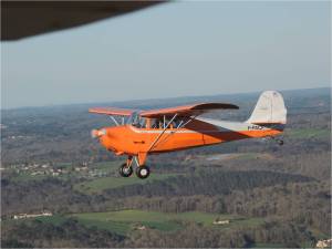 Vol en patrouille avec un aeronca