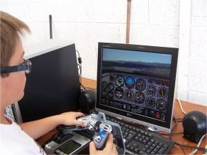 le simulateur de vol, c'est du sérieux