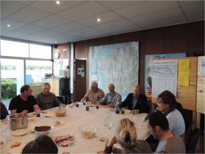 Rien de tel qu'un petit "casse croute" pour terminer agréablement cette jounée.