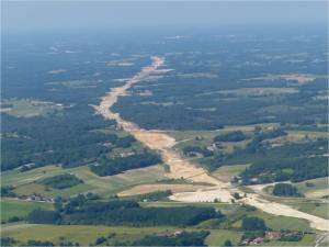 le chantier de la LGV Bordeaux-Tours