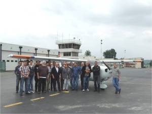 5-les benevoles du samedi devant le Cessna172-GX