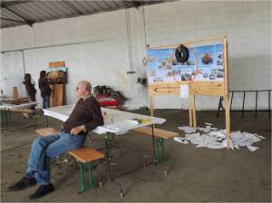 Le repos de l'animateur du stand BIA 1er age