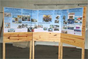 Les panneaux sur les métiers de l'air