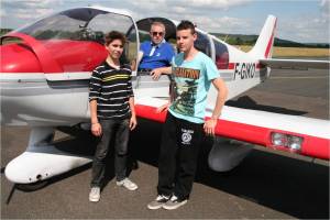 C'était pas mal aussi par 2 à bord du DR400