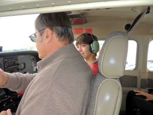 En place copilote sur cessna 172
