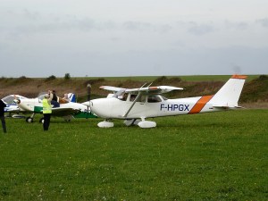 Le Cessna 172 au parking
