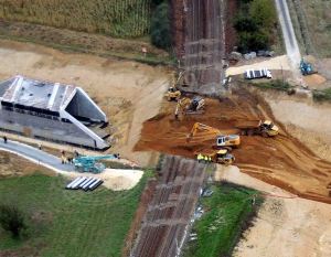 Les engins de terrassement en action