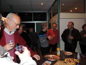 L'apéritif après l'AG de mars