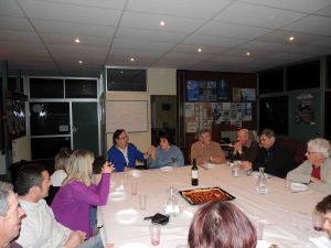 Le repas au club house