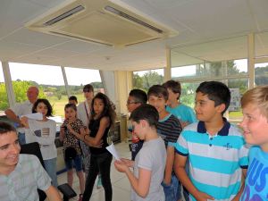 La visite de la tour de contrôle