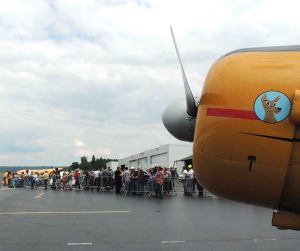 La foule vue depuis le T6