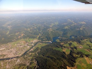 La ville d'Argentat en Corrèze