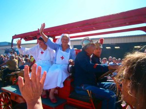 Laissez la priorité aux pompiers et aux infirmières