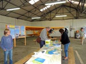 Le stand des formations aéronautiques