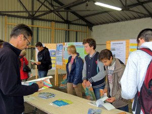 Le stand des formations aéronautiques