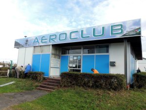 La nouvelle enseigne de l'aéroclub