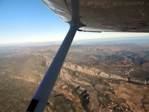 Le survol des corbières au départ de Perpignan