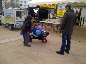 Même avec des ballons on peut faire de l'avion "à pédales"