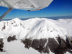 Le massif du Sancy sous la neige