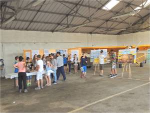 Les élèves de 6éme en plein travail