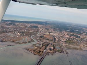 L'arrivée du viaduc  sur l'ile d'oléron