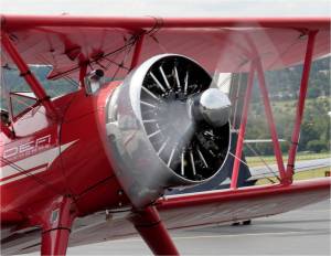 Un peu gros pour le stand de l'aéroclub de Bassillac