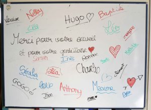 Le mot des enfants de l'école de Coursac