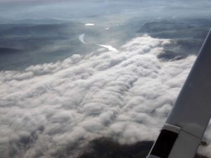 La vallée de la Dordogne à 15h00 au retour de Cahors