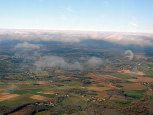 Il faut bien retrouver la vue du sol pour revenir à Bassillac