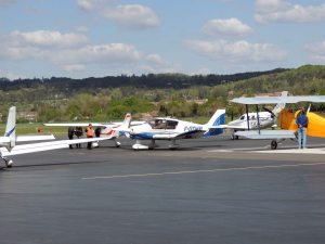 L'arrivée des derniers avions