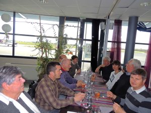 La pause déjeuner avant la visite du musée
