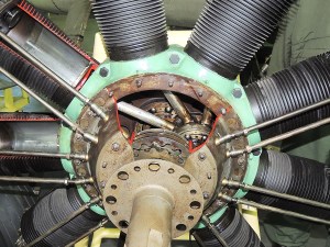 Mécanisme moteur en étoile