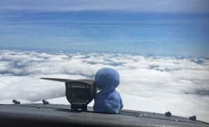 Grover au dessus des nuages