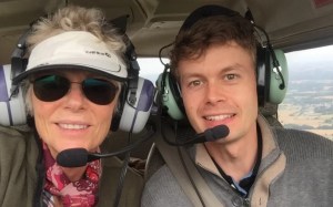 L'équipage du Cessna