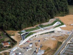 Le Bâtiment de Lascaux 4 en cours d'achèvement