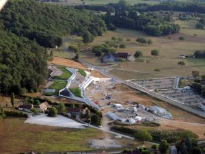 Le Bâtiment de Lascaux 4 en cours d'achèvement