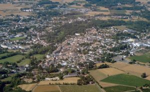 La ville-de-jonzac sur le trajet Aller