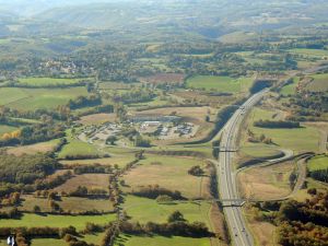 Le croisement avec l'autoroute A20