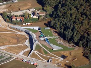 Les terrasses du bâtiment