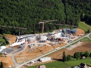 Le gros oeuvre du batiment de Lascaux